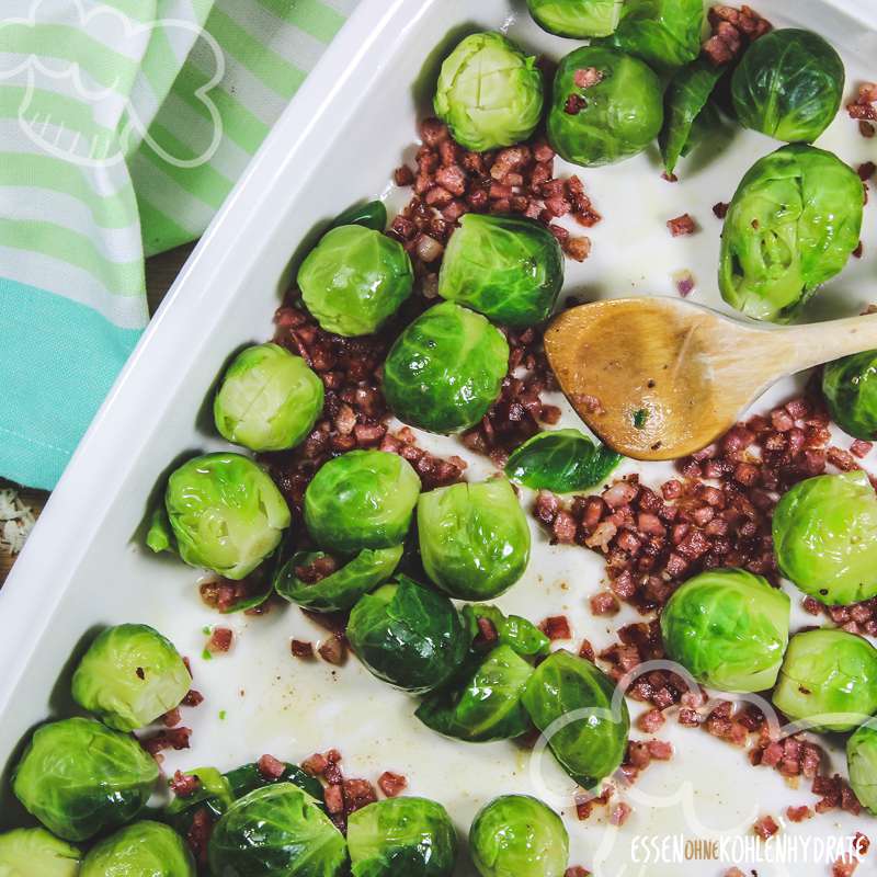 Rosenkohl aus dem Ofen - Essen ohne Kohlenhydrate