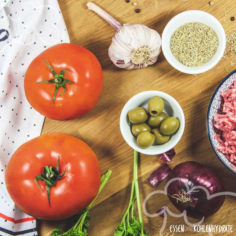 Gefüllte Tomaten mit Feta