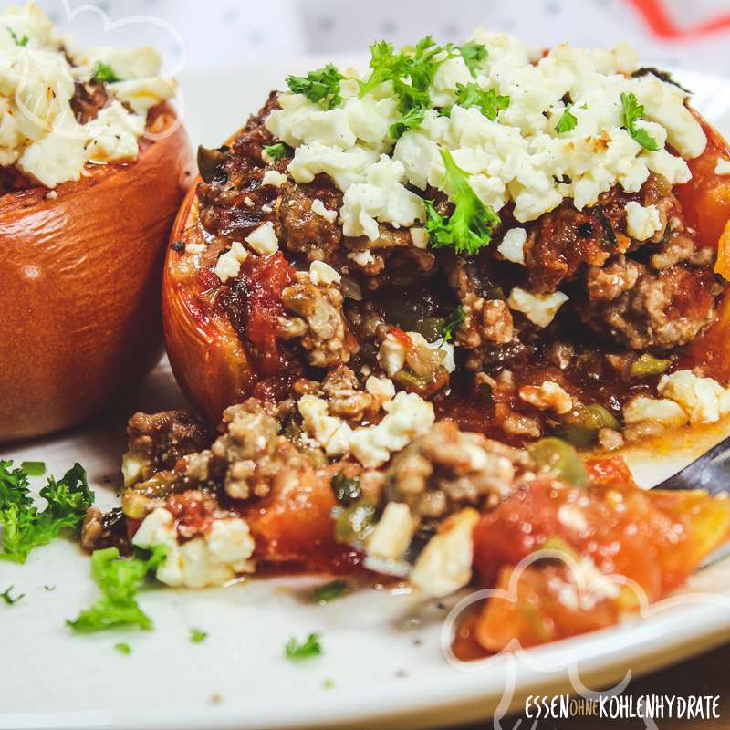 Gefüllte Tomaten mit Feta