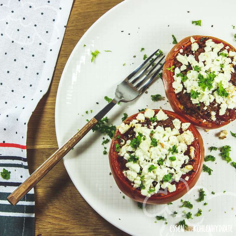 Gefüllte Tomaten mit Feta