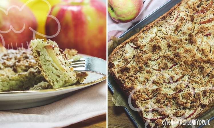 Zimt-Apfelkuchen mit Streuseln