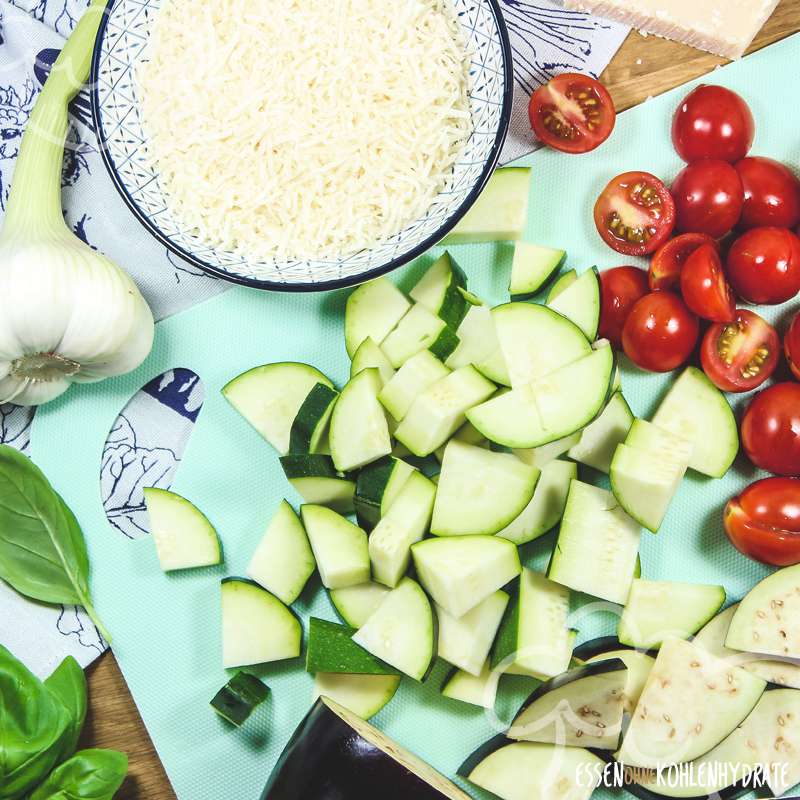 Schnelles Ofengemüse mit Parmesan