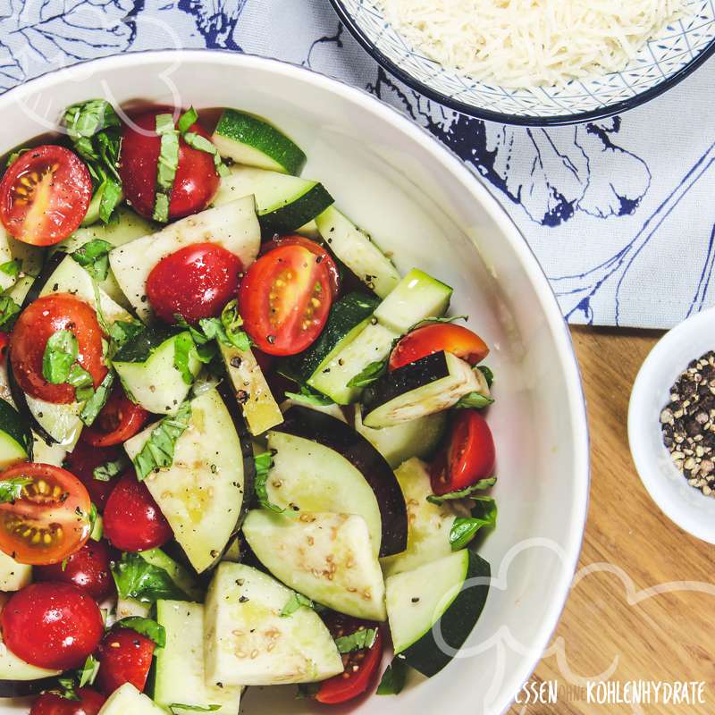 Schnelles Ofengemüse mit Parmesan