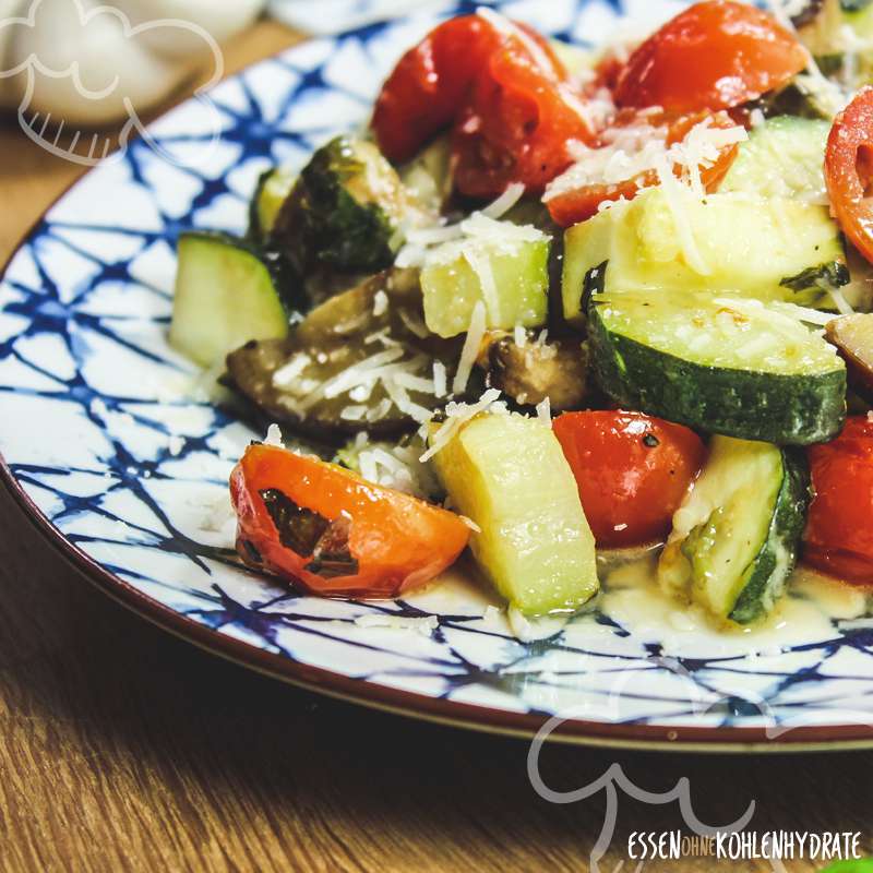 Schnelles Ofengemüse mit Parmesan