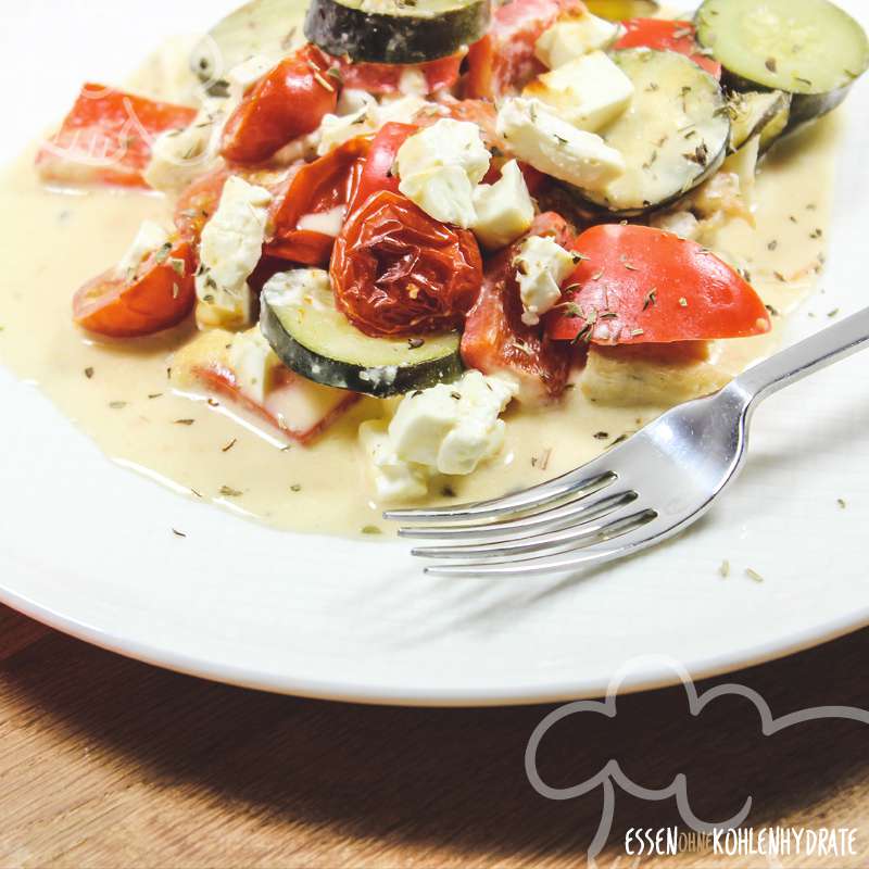 Feta-Hähnchen-Auflauf
