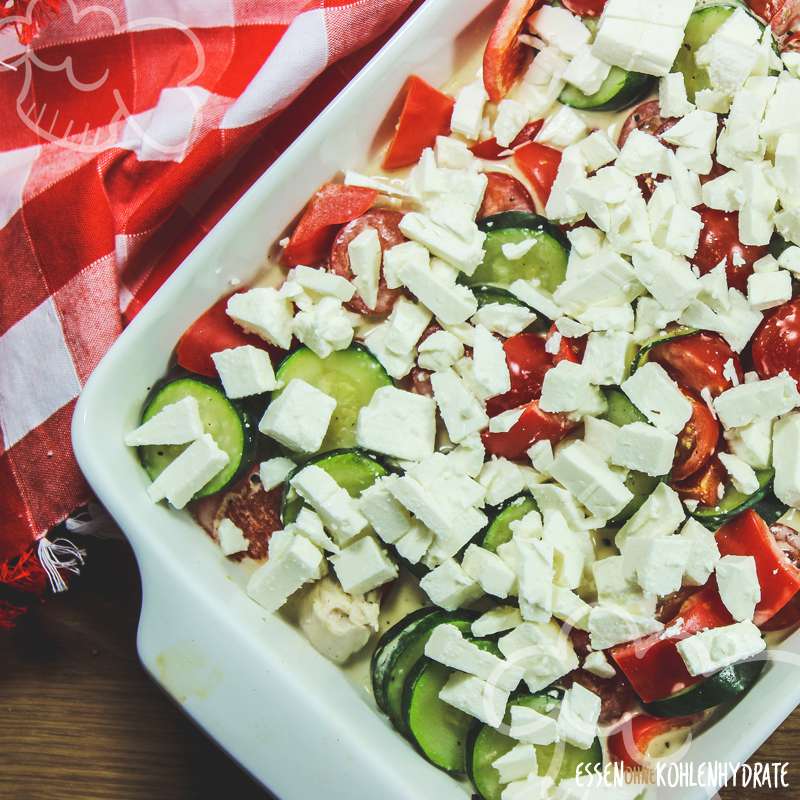 Feta-Hähnchen-Auflauf