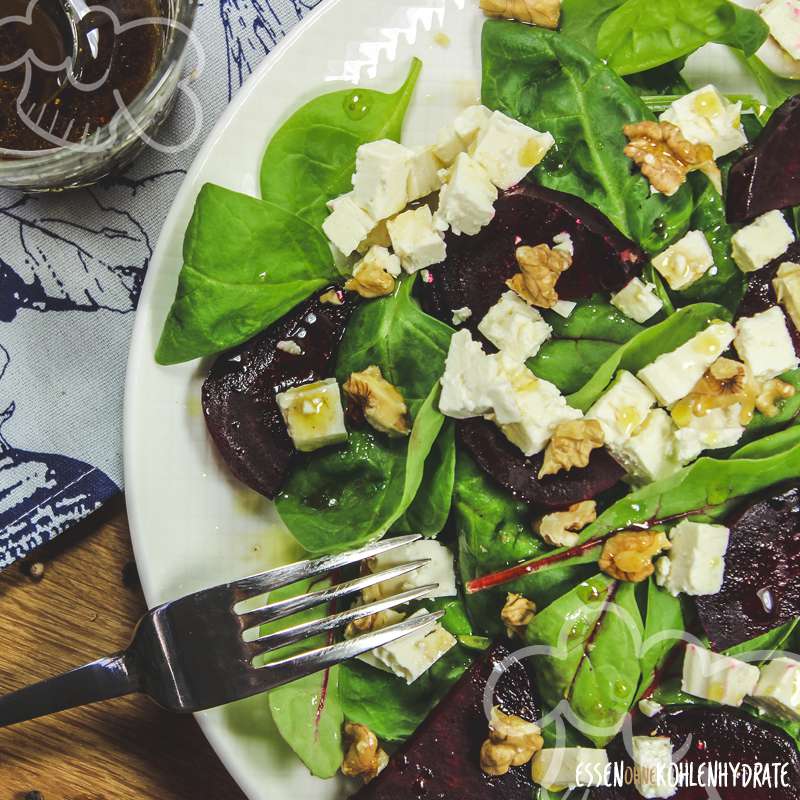 Rote-Beete-Salat mit Feta - Essen ohne Kohlenhydrate