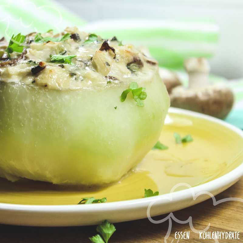 Gefüllter Kohlrabi