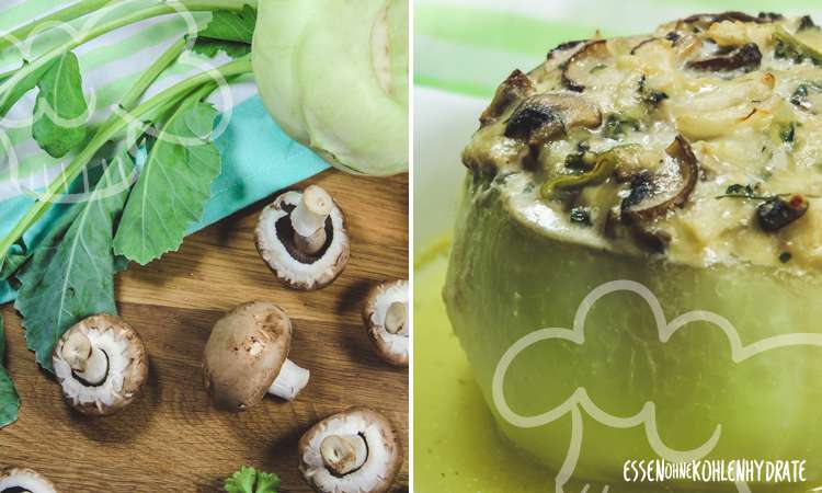 Gefüllter Kohlrabi