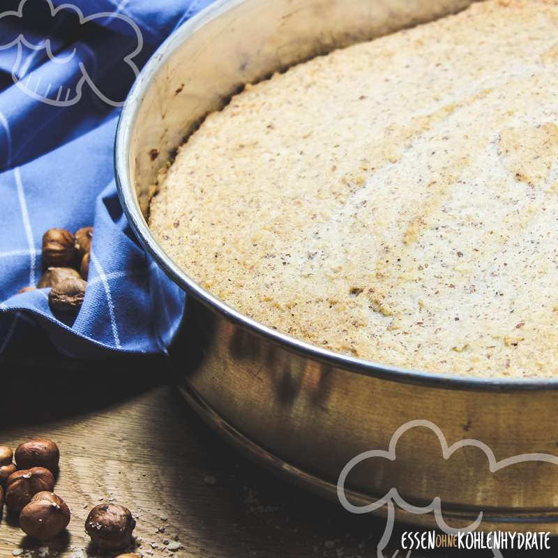 Haselnusskuchen - Essen ohne Kohlenhydrate