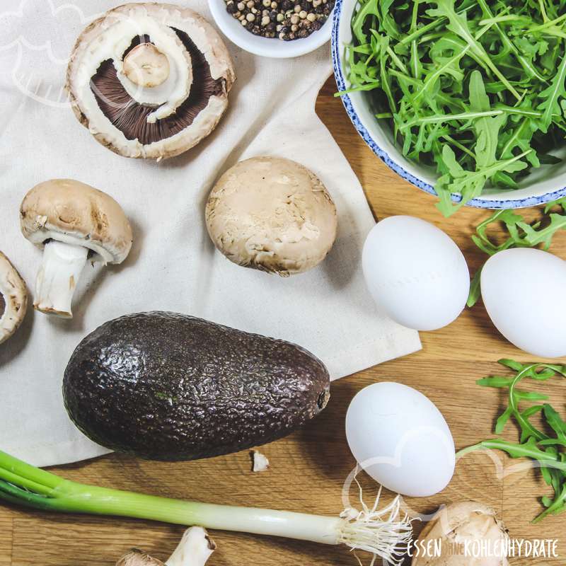 Champignon-Avocado-Omelette