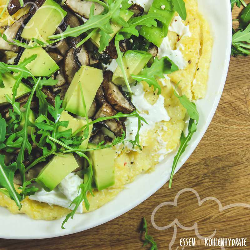 Champignon-Avocado-Omelette