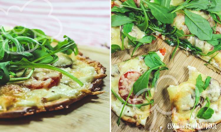 Flammkuchen mit Rucola