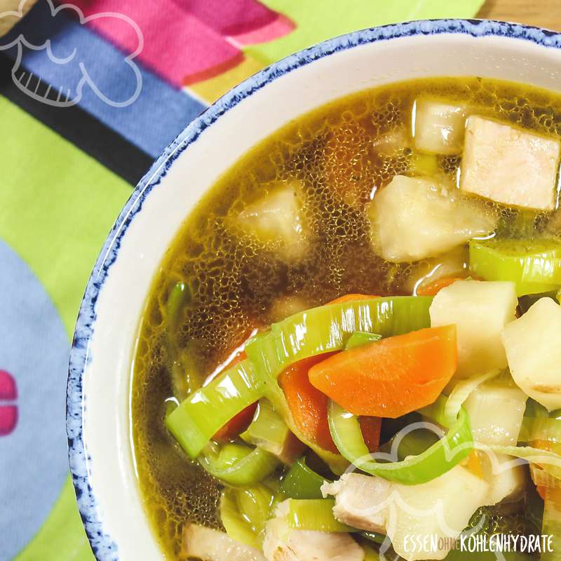 Einfache Gemüsesuppe