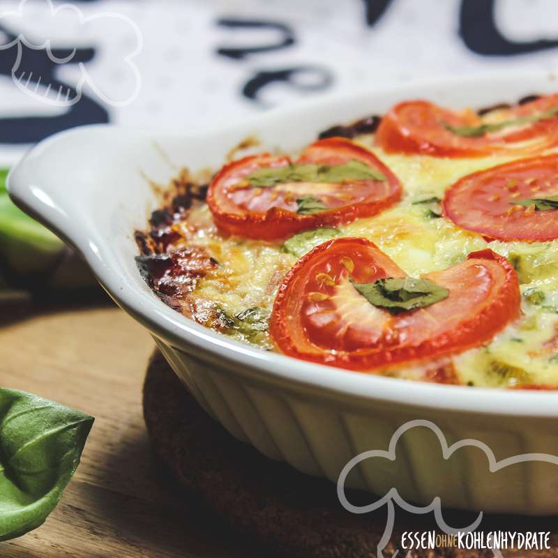 Tomaten-Quiche ohne Boden