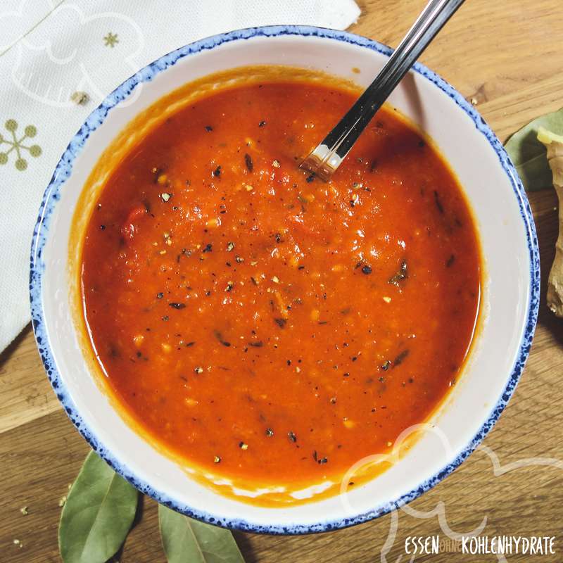 Tomatensuppe mit Ingwer