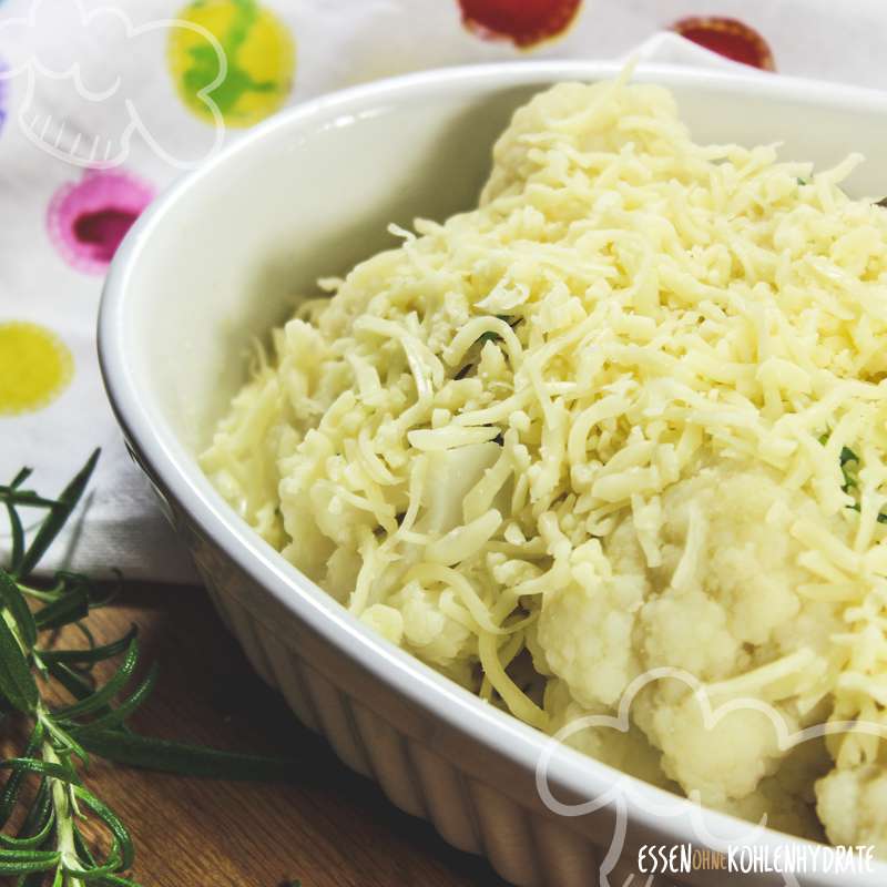Überbackener Blumenkohl