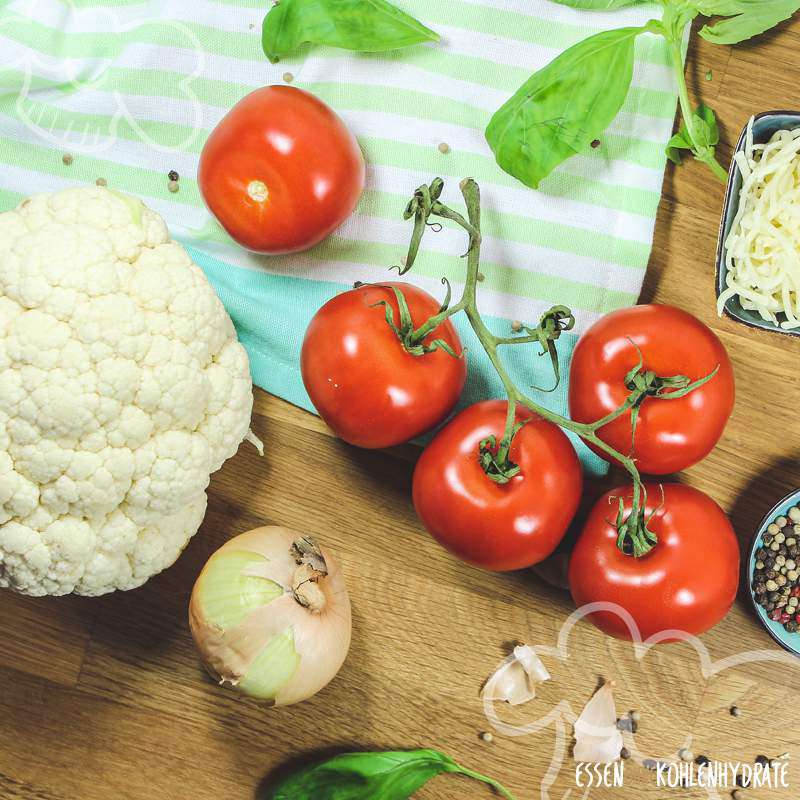 Blumenkohl mit Tomatensoße