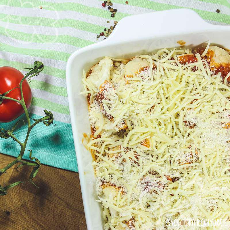 Blumenkohl mit Tomatensoße