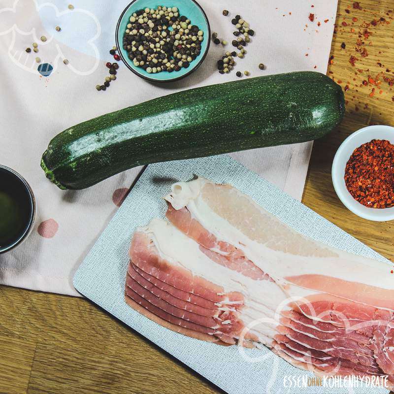 Ofen-Zucchini mit Bacon