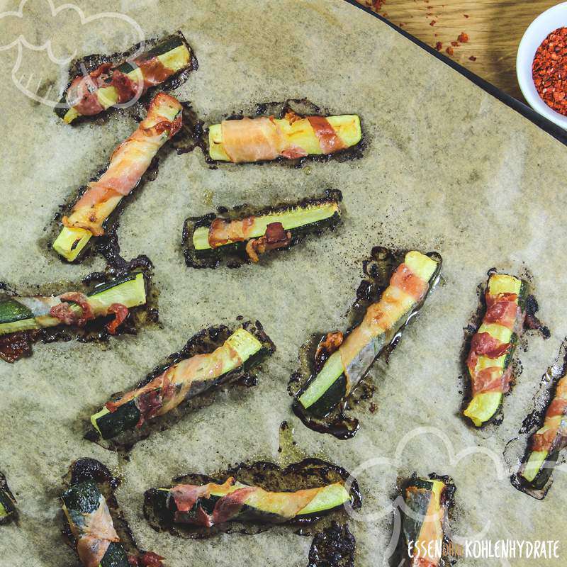 Ofen-Zucchini mit Bacon