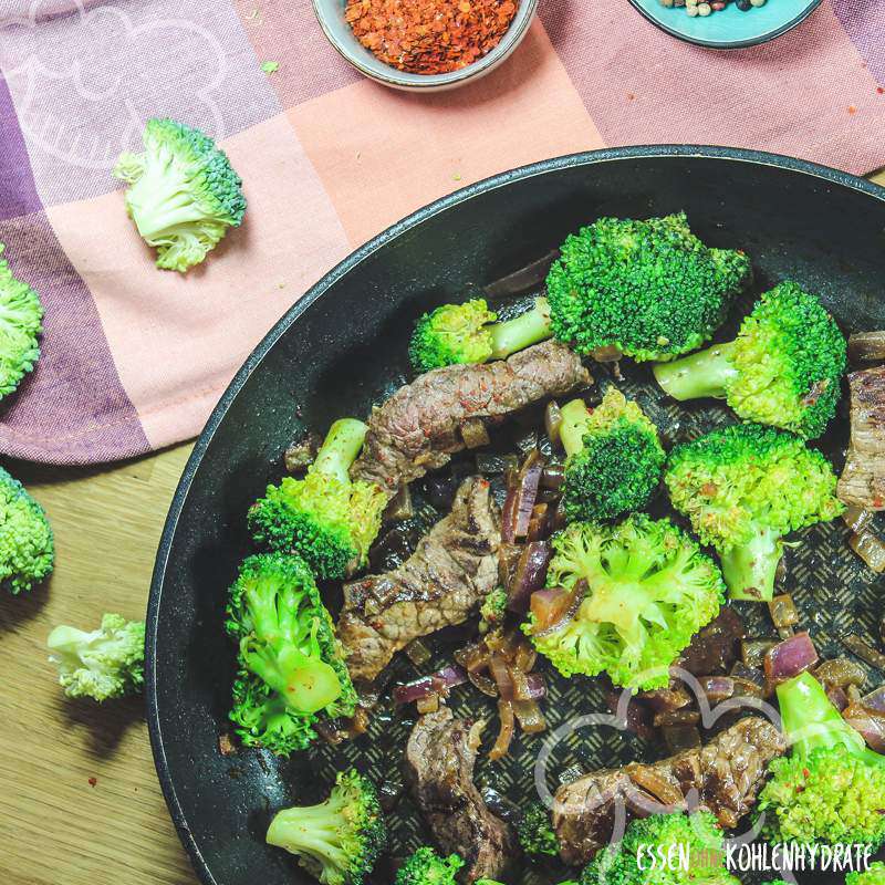 Steakpfanne mit Brokkoli