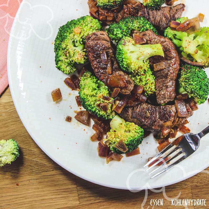 Steakpfanne mit Brokkoli