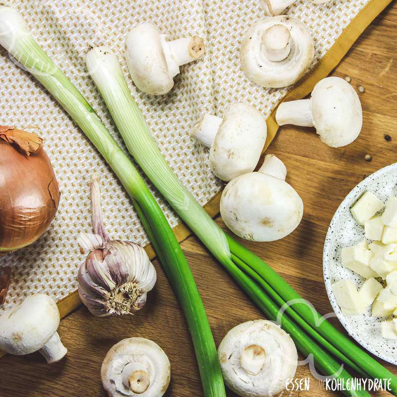 Champignon-Gratin mit Feta