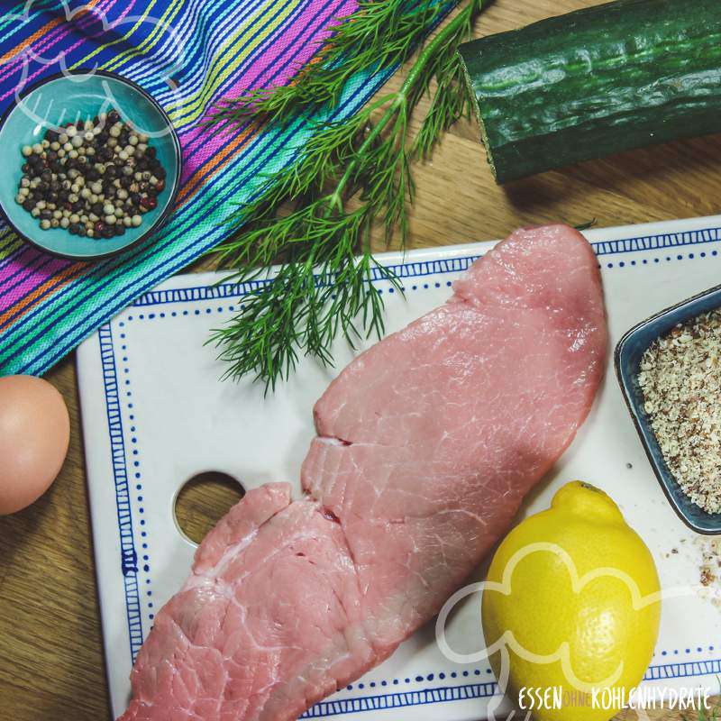 Schnitzel mit Mandelpanade