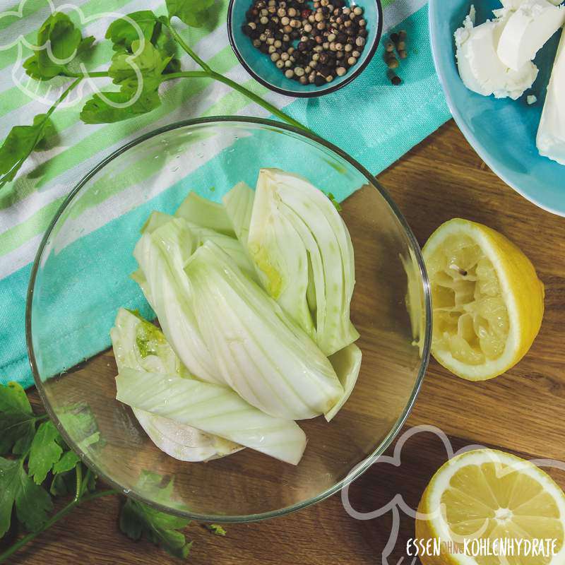 Fenchel mit Ziegenkäse