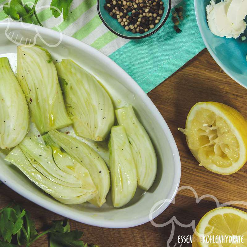 Fenchel mit Ziegenkäse