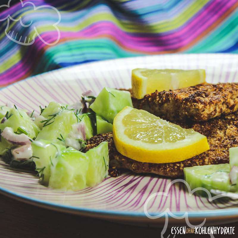Schnitzel mit Mandelpanade - Essen ohne Kohlenhydrate