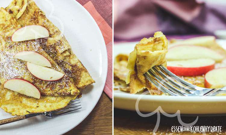 Mandel-Pfannkuchen - Essen ohne Kohlenhydrate