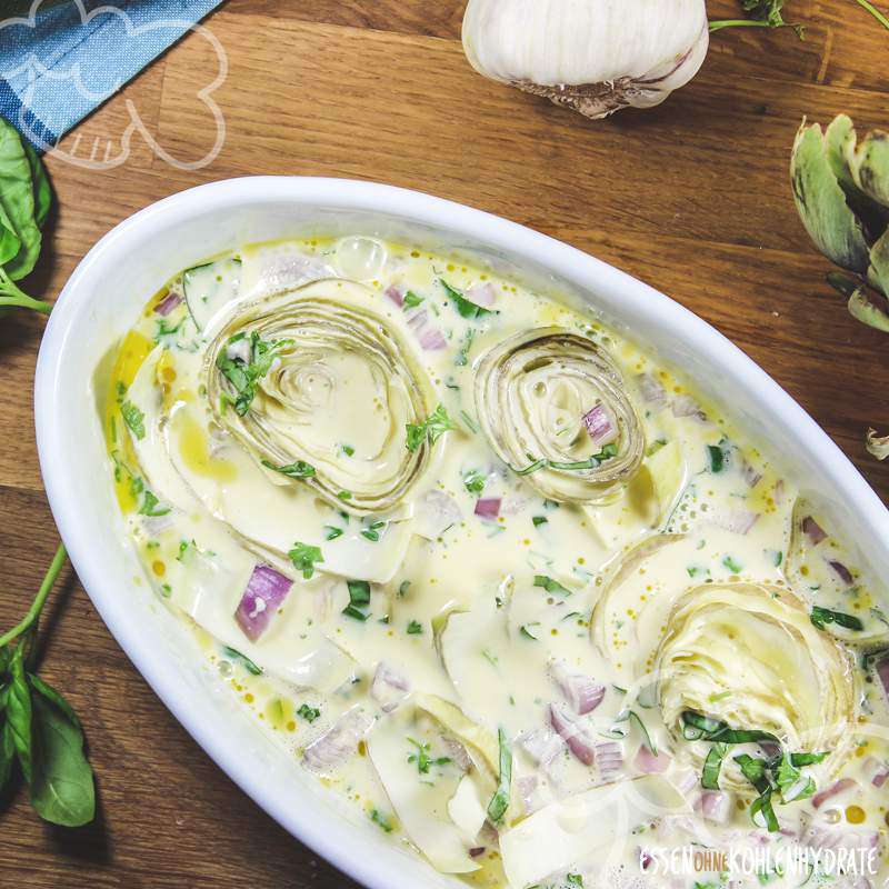 Zucchini-Artischocken-Tortilla