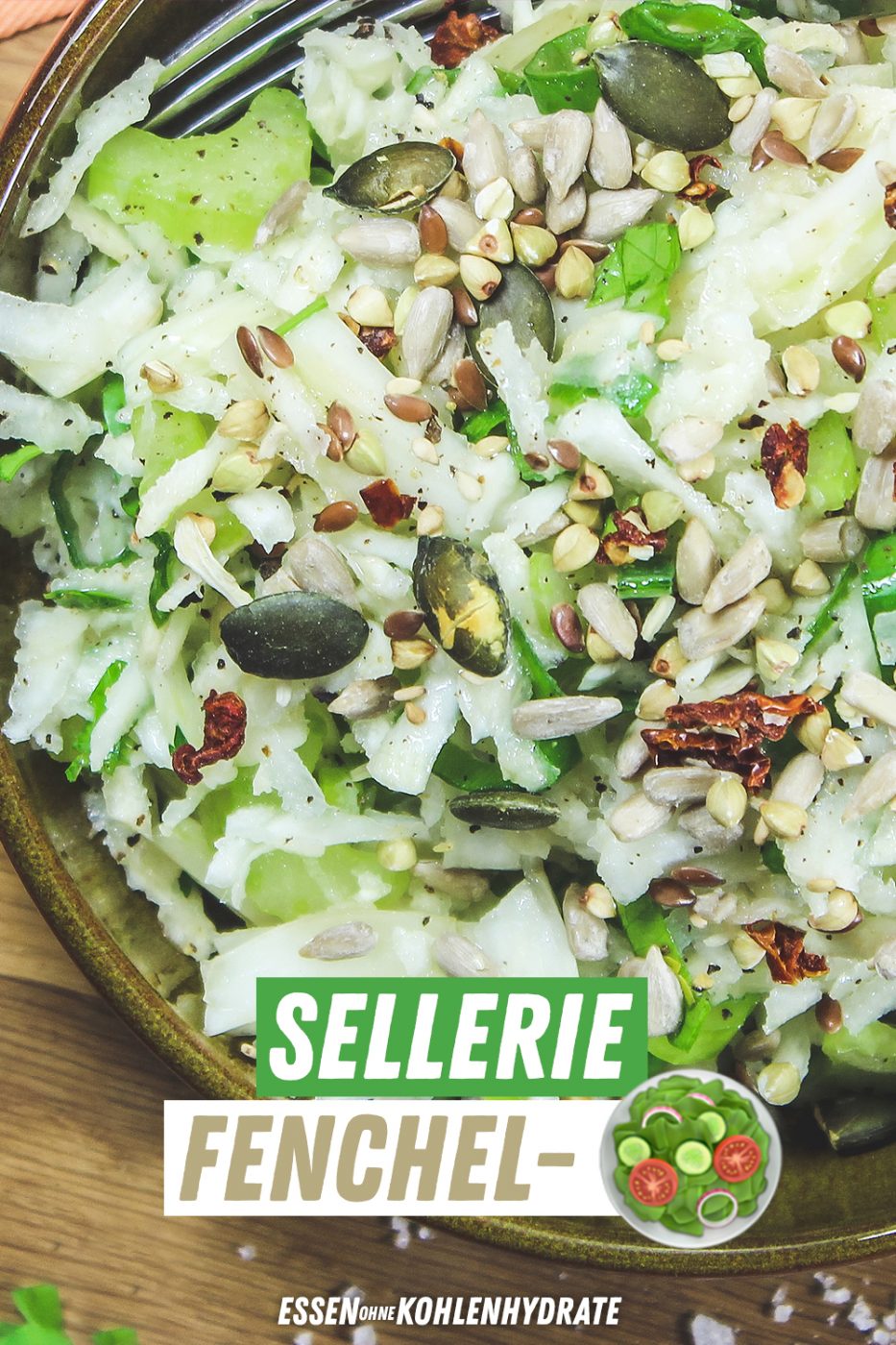 Fenchel Sellerie Salat Mit Gebackenem Mozzarella Rezept Sellerie | My ...
