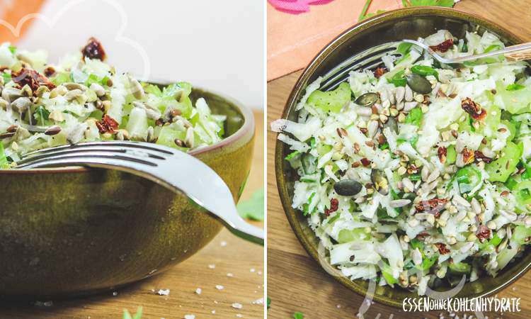 Sellerie-Fenchel-Salat - Essen ohne Kohlenhydrate