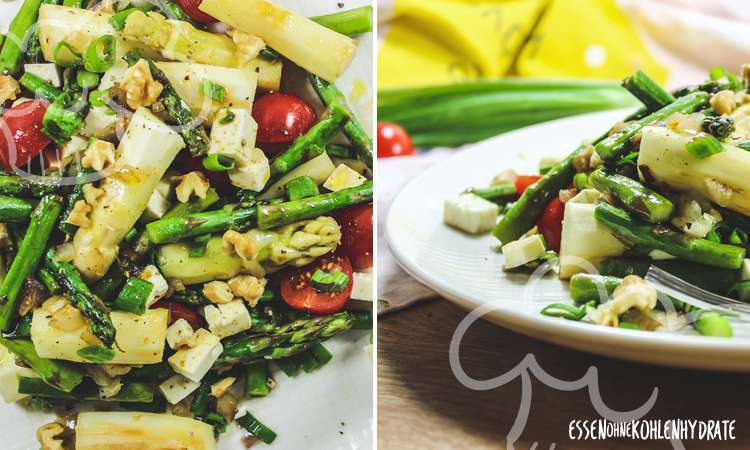 Spargel-Salat mit Feta