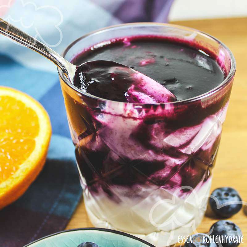 Blaubeer-Dessert