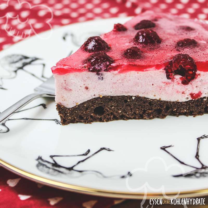 Himbeer-Joghurt-Torte - Essen ohne Kohlenhydrate