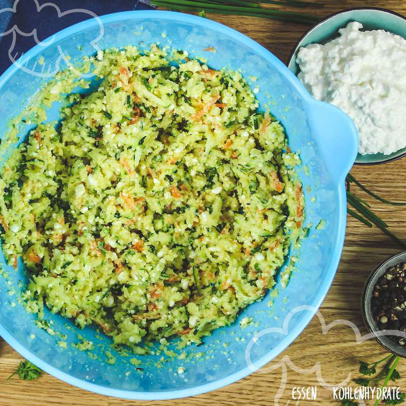 Kräuterpuffer mit Zucchini