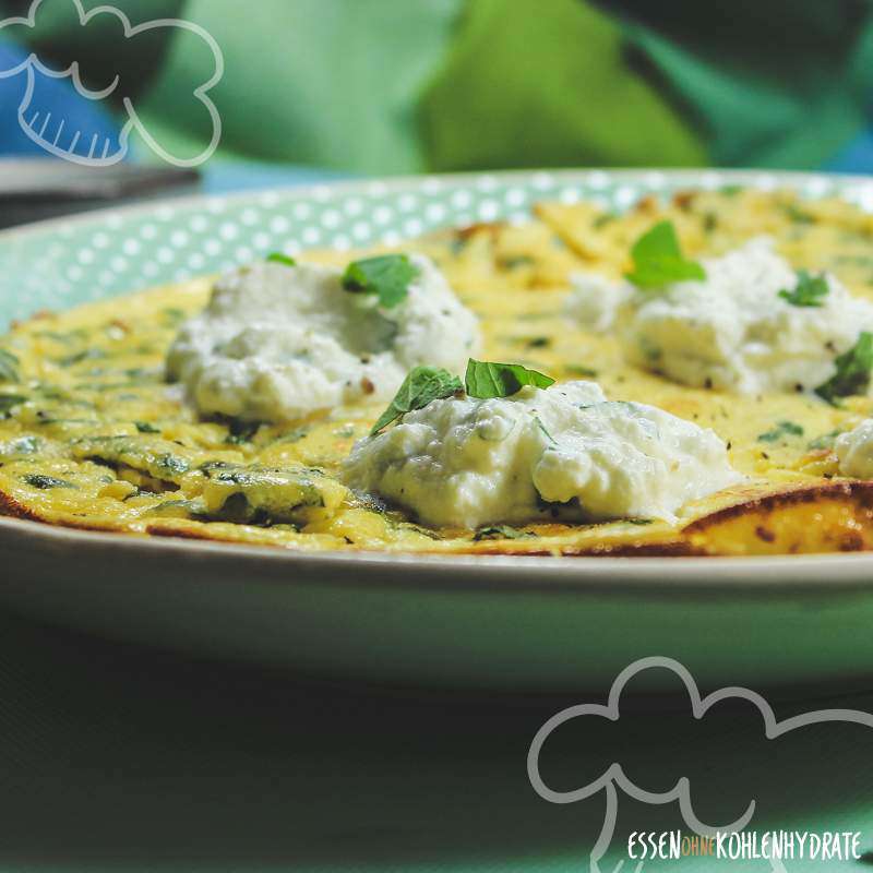 Ricotta-Minz-Omelette