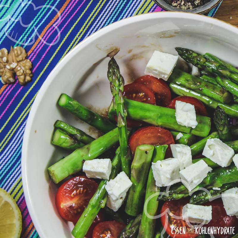 Spargelsalat mit Feta