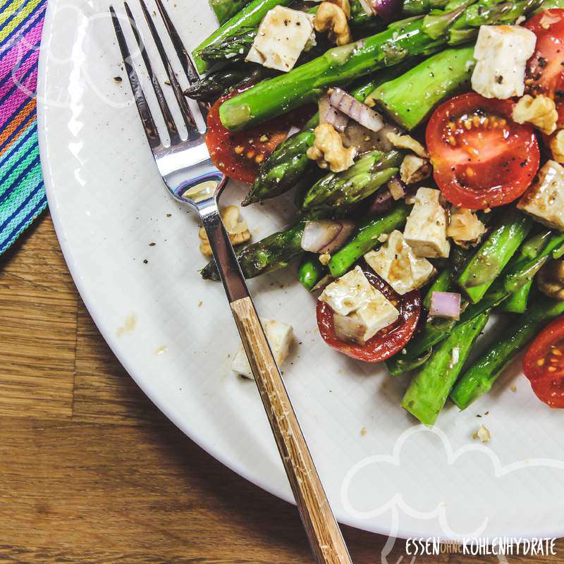 Spargelsalat mit Feta