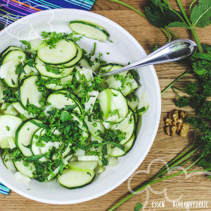 Zucchini-Fenchel-Salat