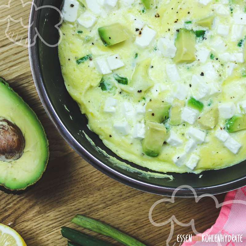 Avocado-Feta-Frittata