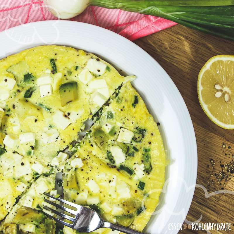 Avocado-Feta-Frittata