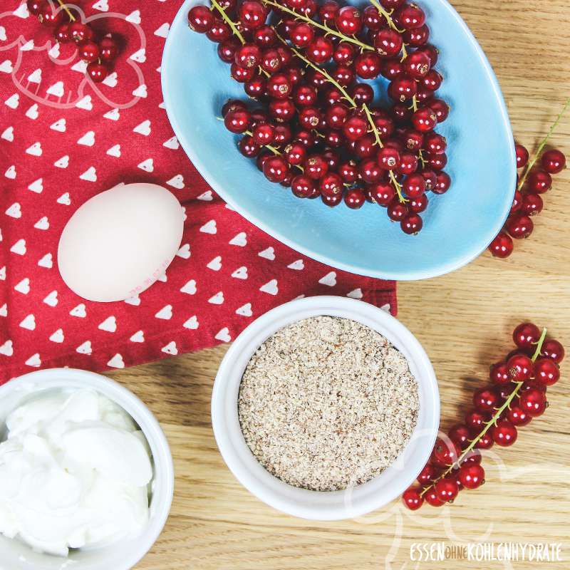 Johannisbeeren-Quark-Auflauf - Essen ohne Kohlenhydrate