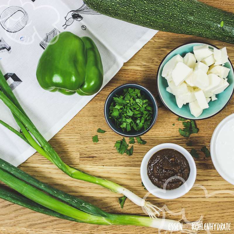 Einfaches Curry mit Halloumi