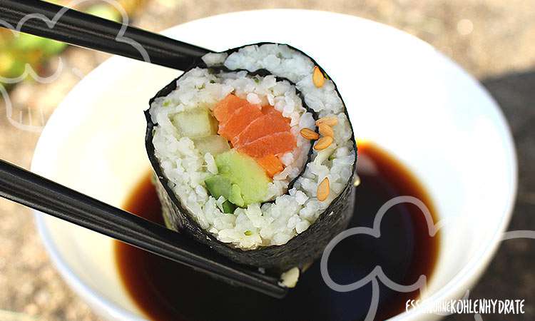 Low-Carb Sushi (aus Blumenkohl & Brokkoli)