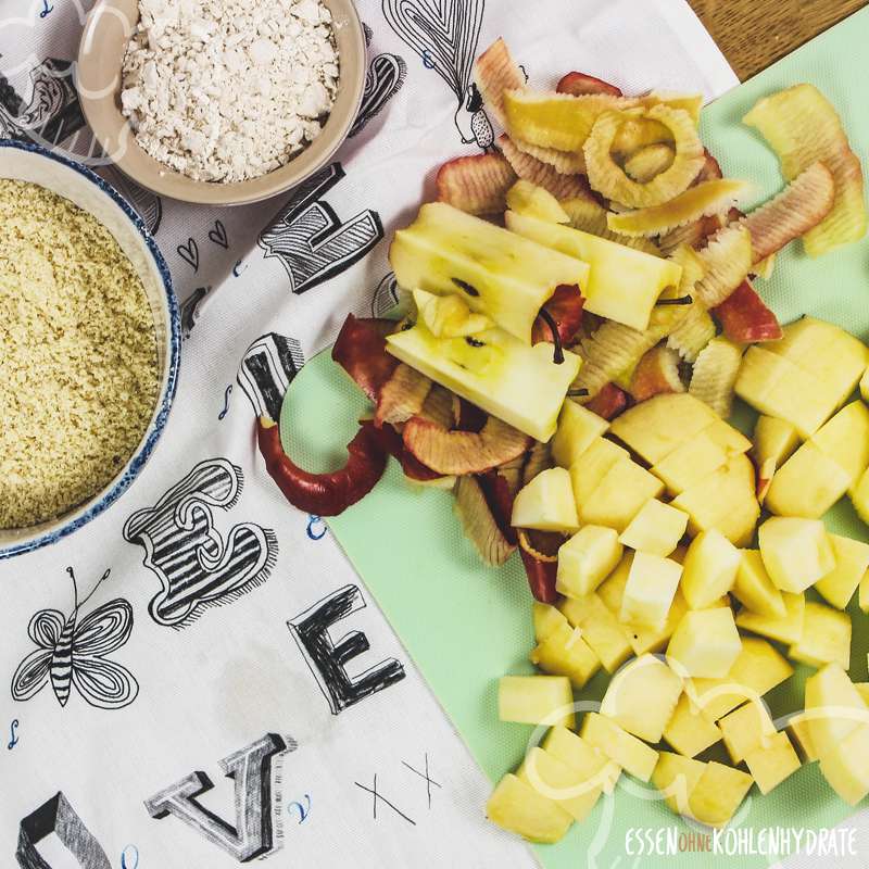 Low-Carb Apfelkuchen